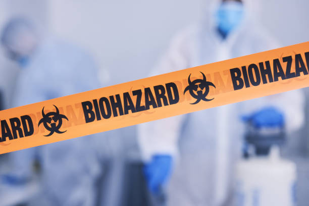Professional Blood Cleanup technician working in Steep Falls, ME